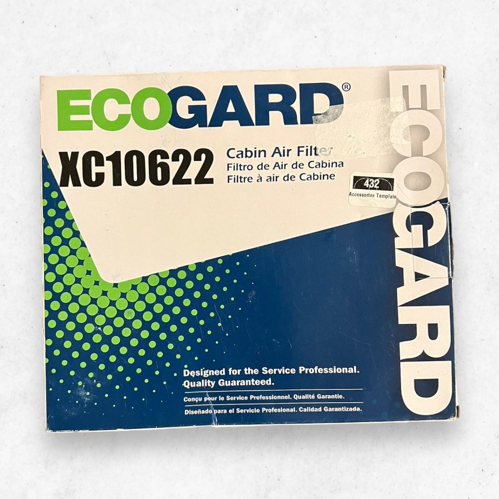 Ecogard Xc10622 Premium Cabin Air Filter‎ Fits Toyota Rav4 2019-2021